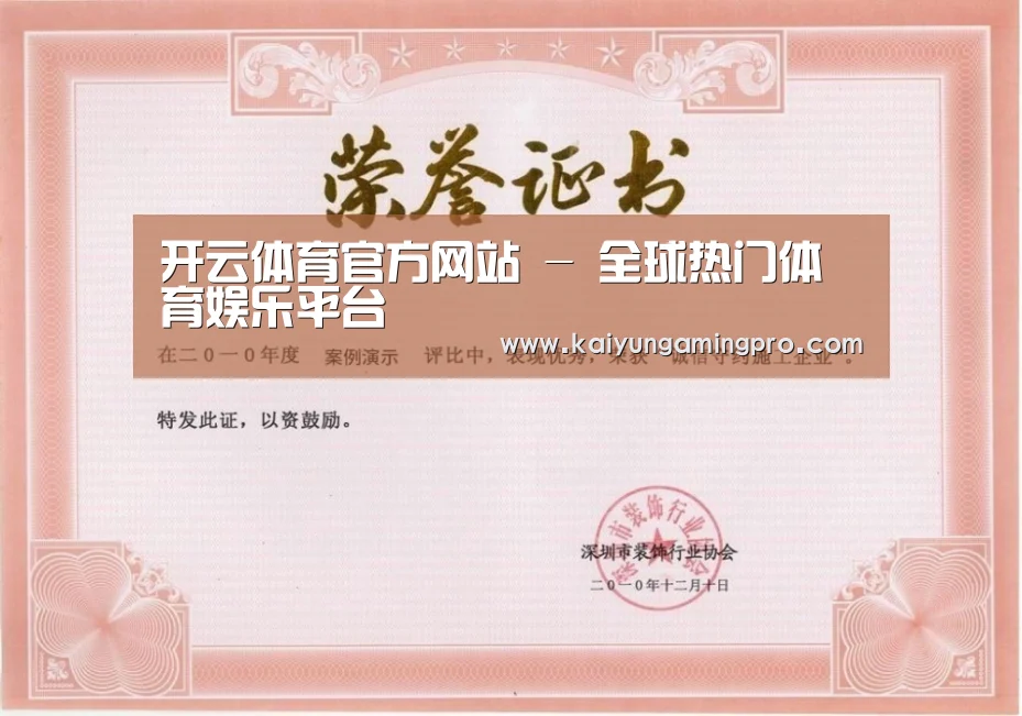荣誉证书二(图1)